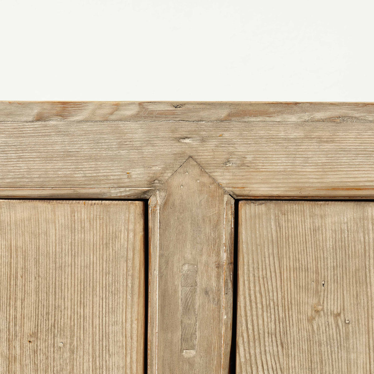 Approx. 94" Long Antique Sideboard with Six Doors & Three Drawers, Weathered Natural