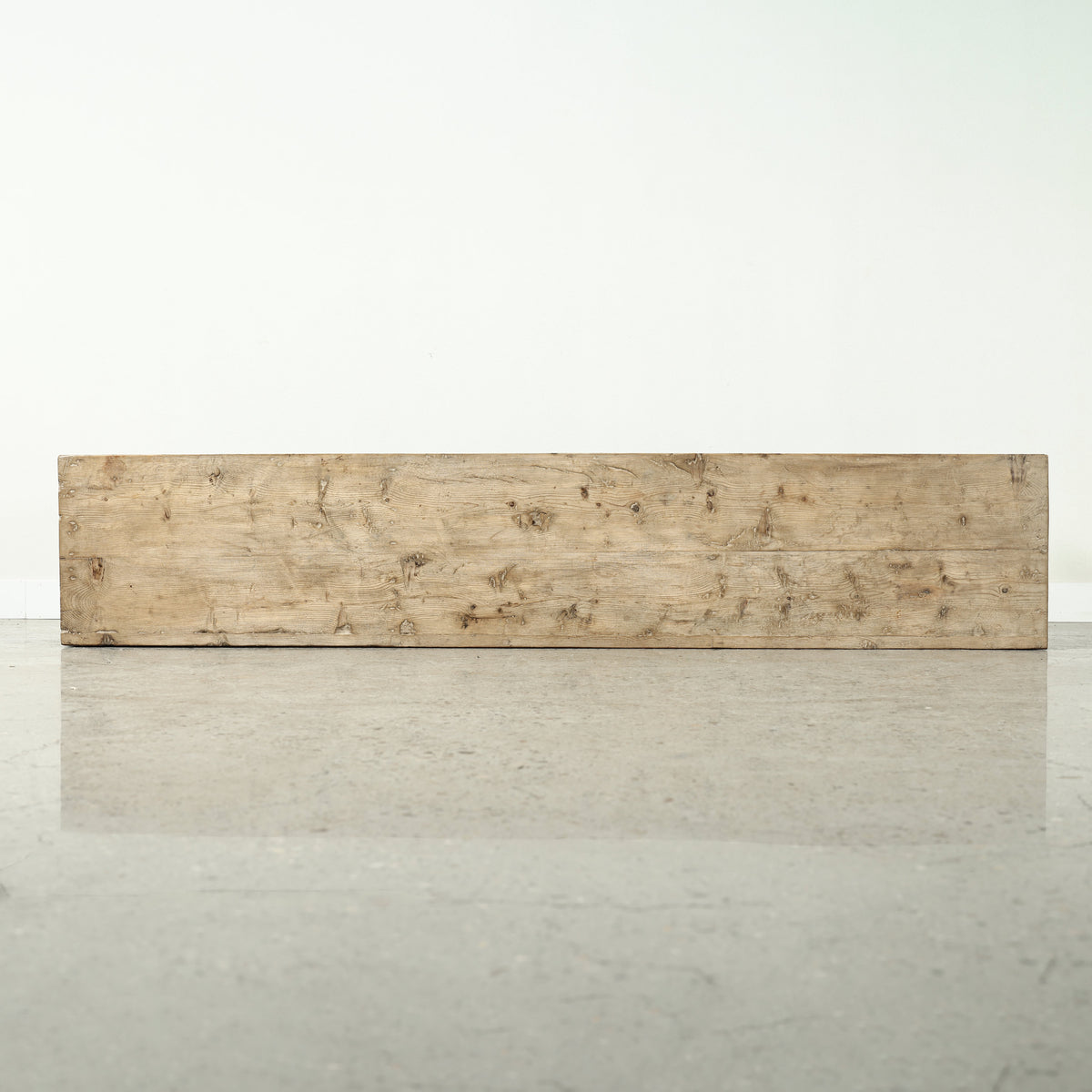 Approx. 91" Long Antique Sideboard with Six Doors & Three Drawers, Weathered Natural