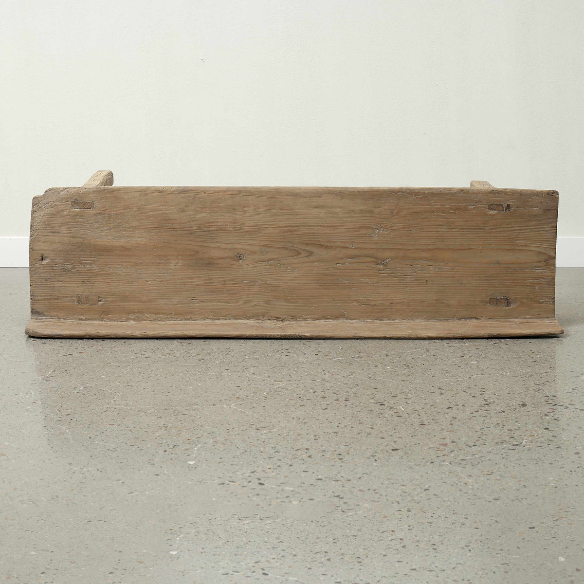Approx. 60.2 Inches Wide 24.8 Inches High Live Edge Vintage Bench Weathered Natural