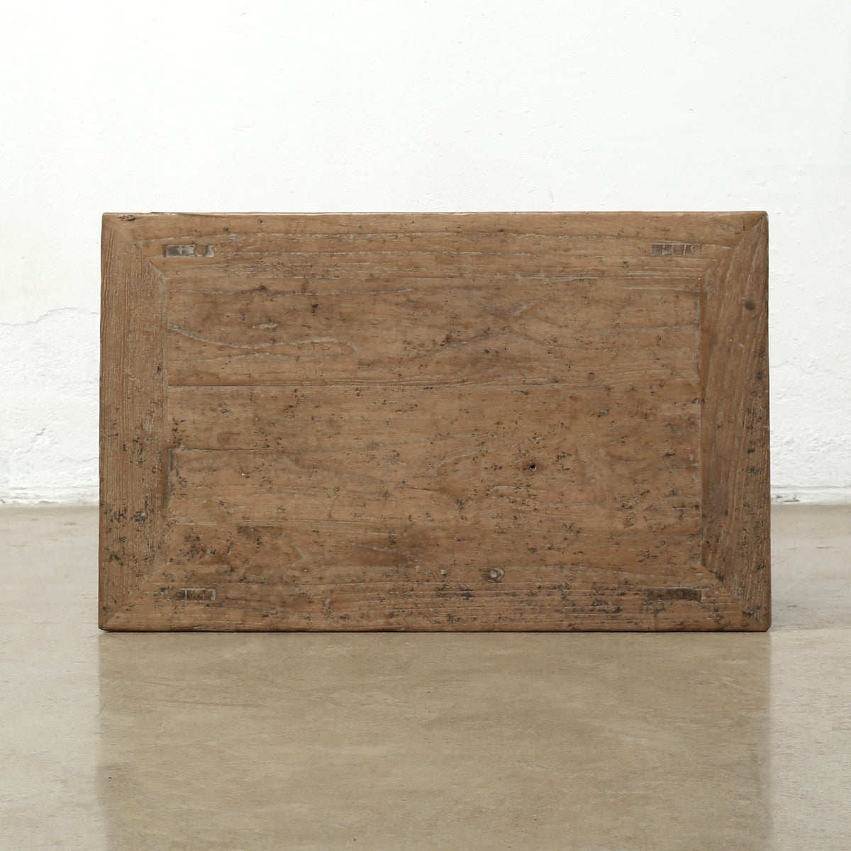 Approx.42" Long 17" Deep Vintage Entry Table with Two Drawers Weathered Natural