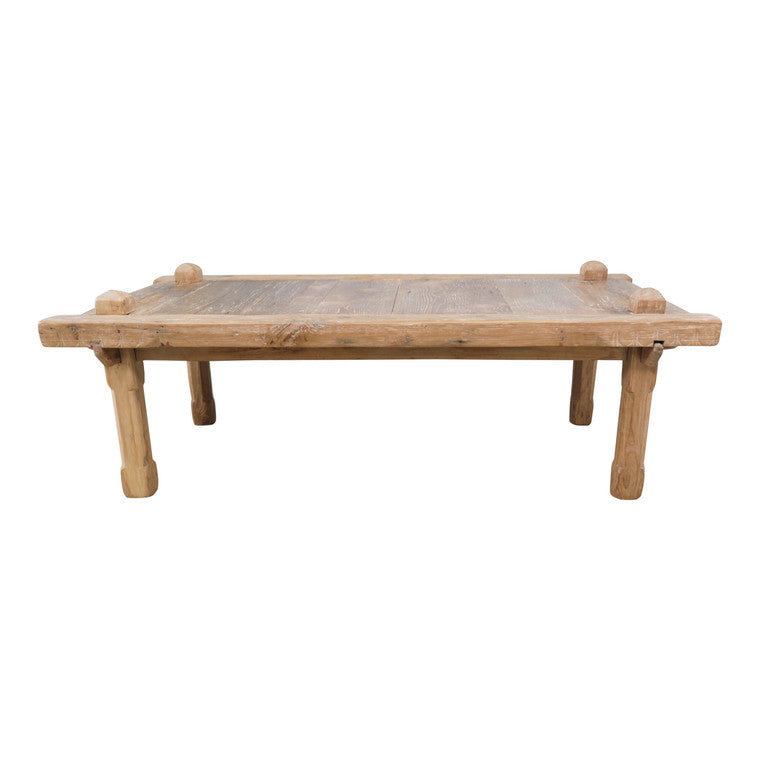 Approx. 5-6ft Long 20-30 Inches Wide Vintage Teakwood Tribe Coffee Table Weathered Natural (size & color vary) image 3