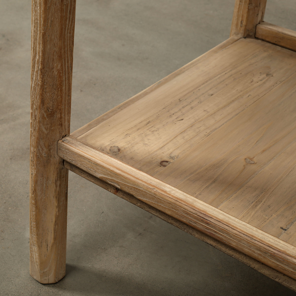 Vintage Counter Table Weathered Natural 35.8x20.9x32.3H