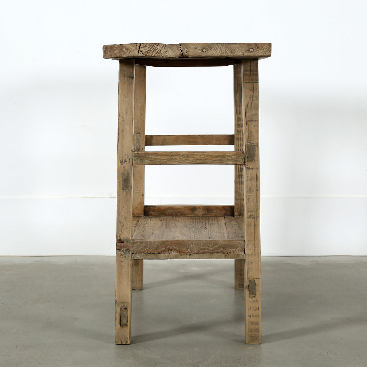 Vintage Counter Table Weathered Natural 35.4x16.1x31.5H