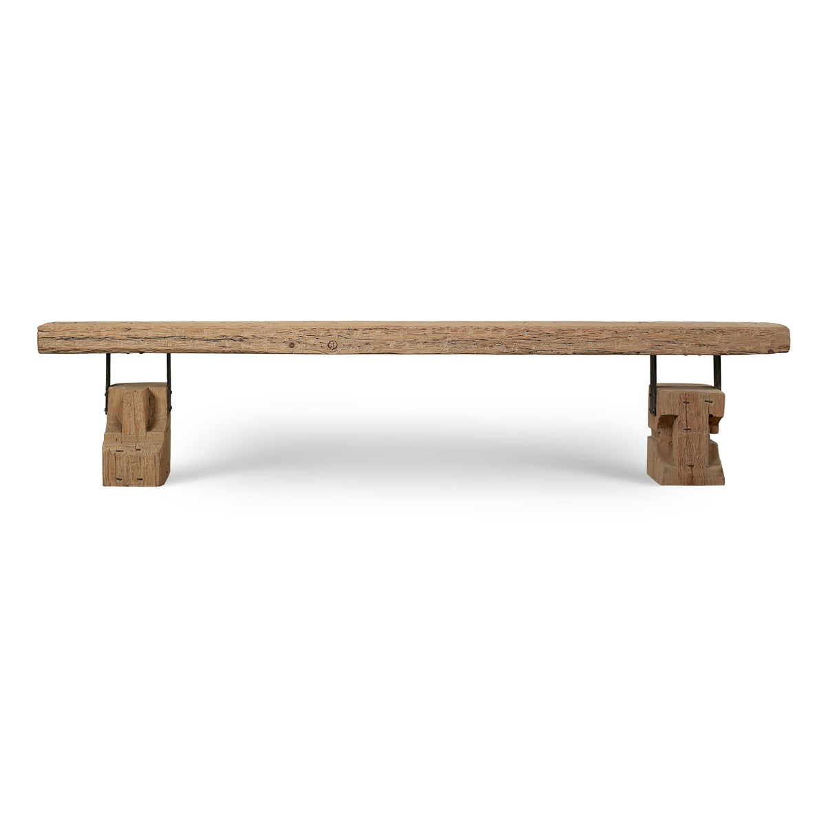 Approx. 164 Inches Long Vintage Appeal Console Table Weathered Natural