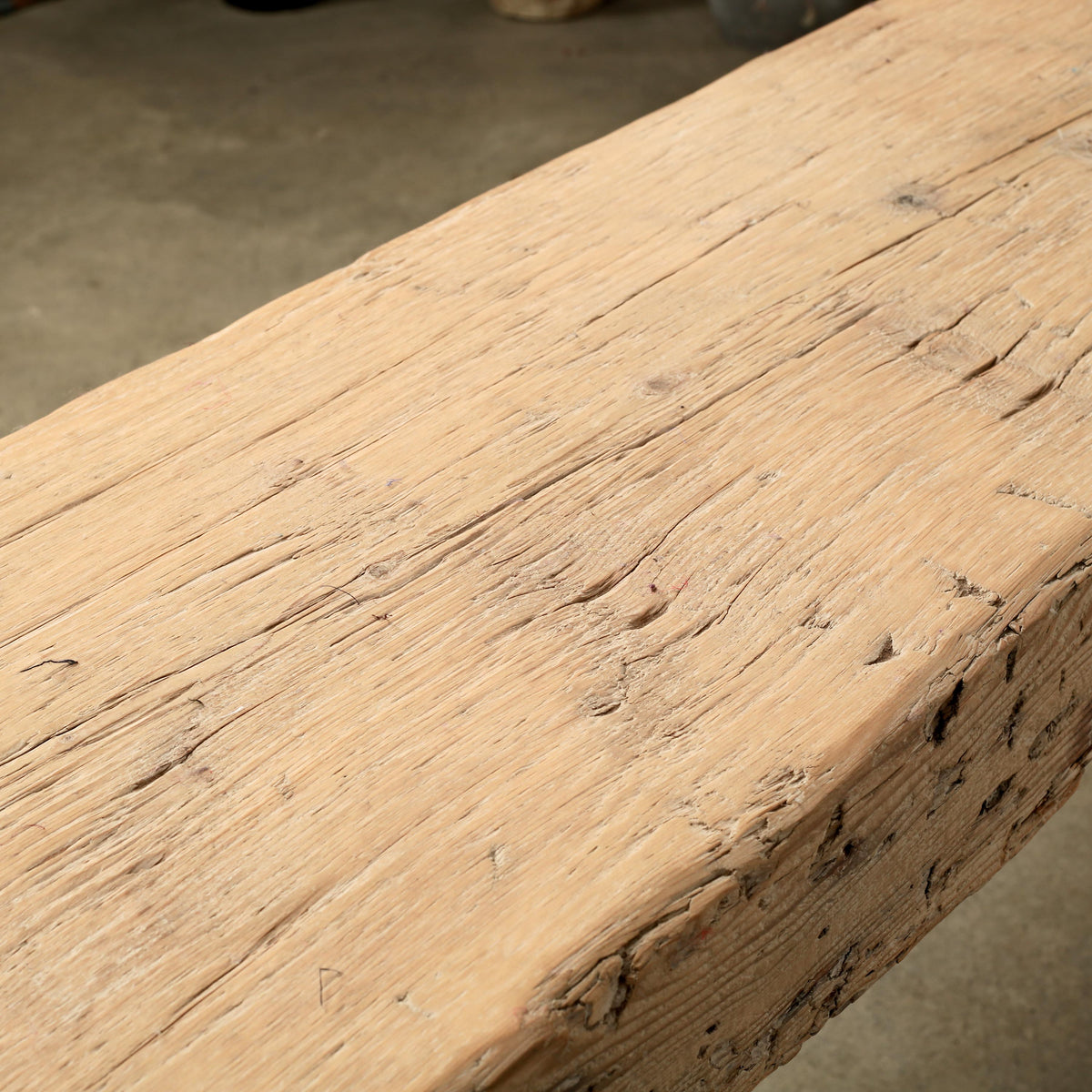 Approx. 164 Inches Long Vintage Appeal Console Table Weathered Natural