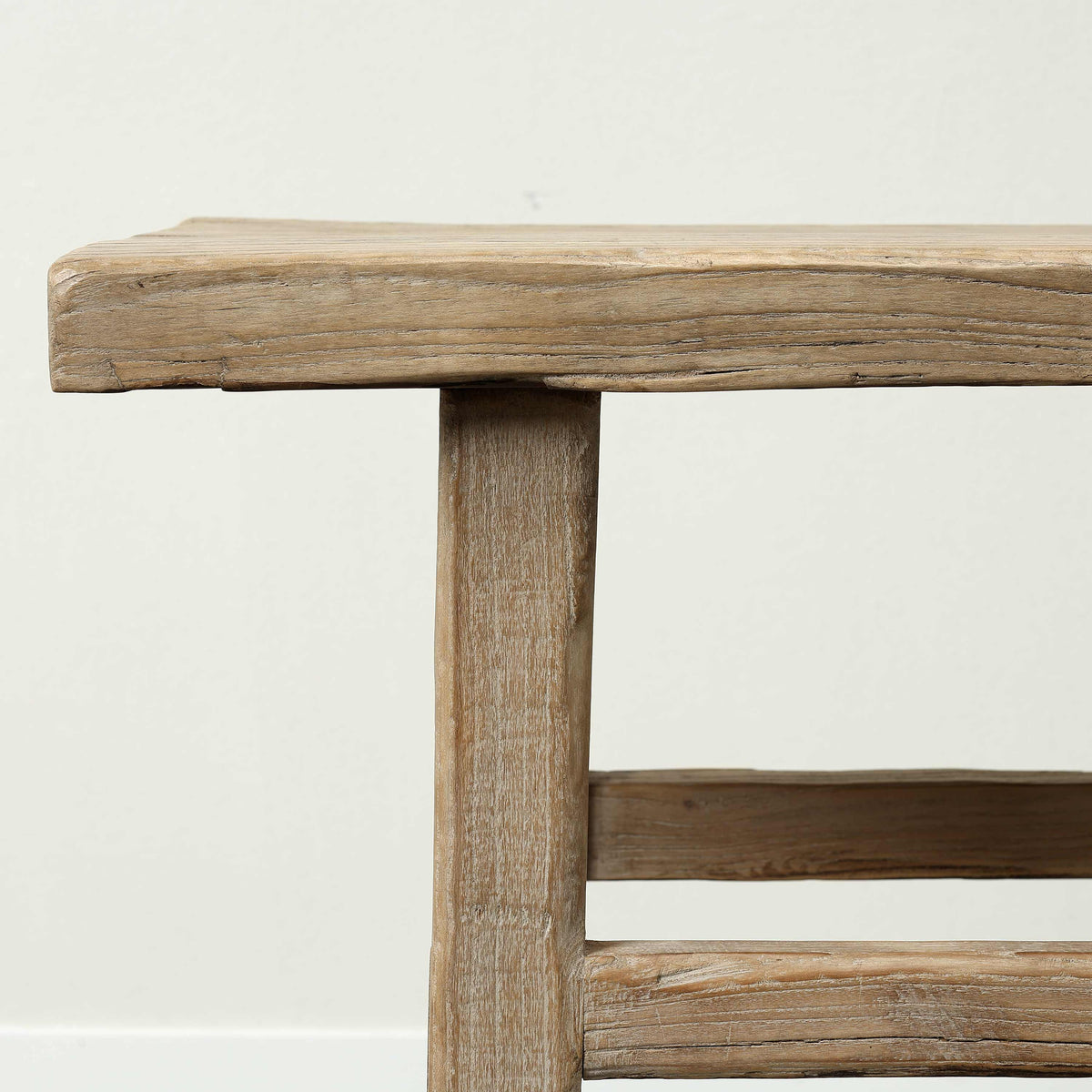 Vintage Narrow Console 33" Wide Weathered Natural