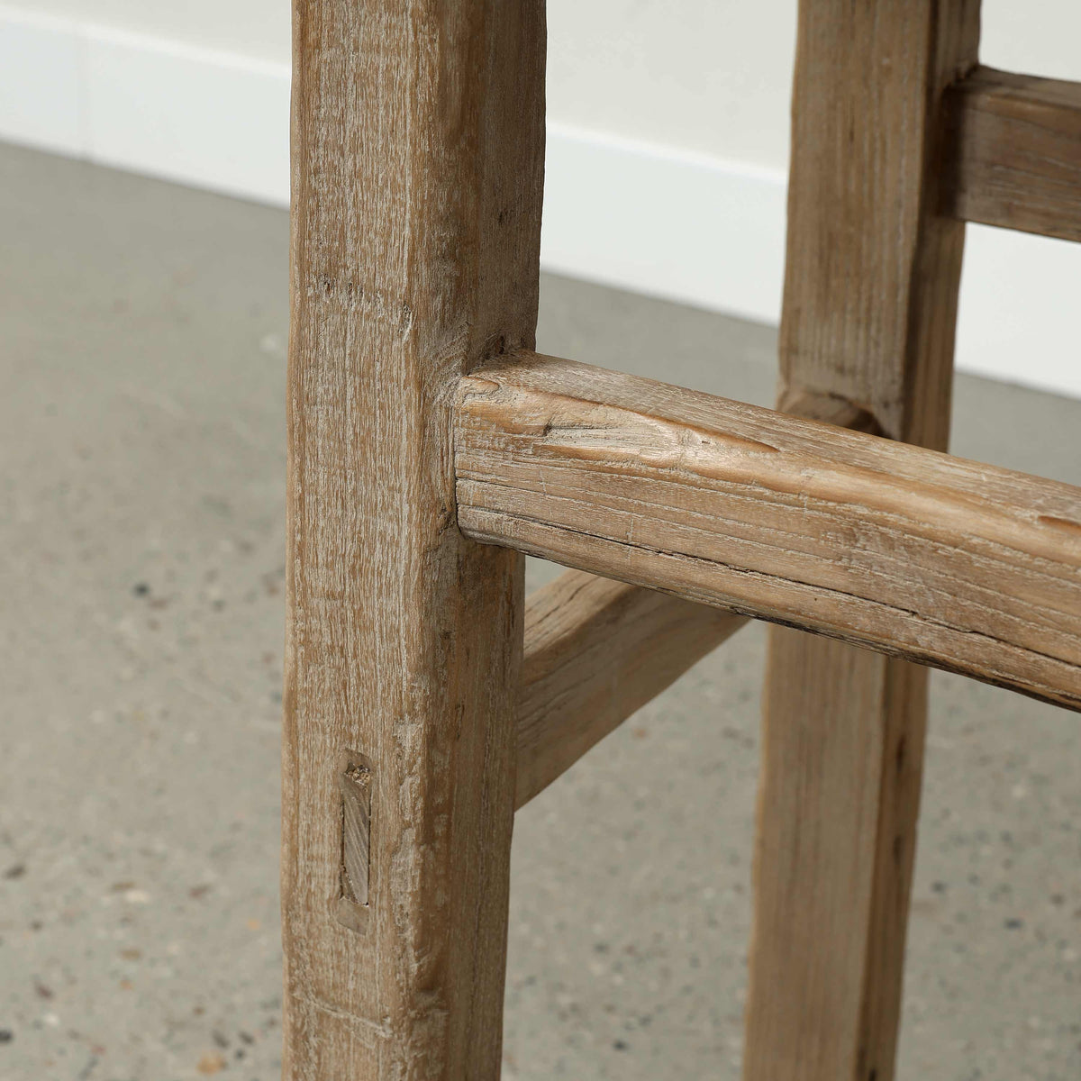 Vintage Narrow Console 33" Wide Weathered Natural