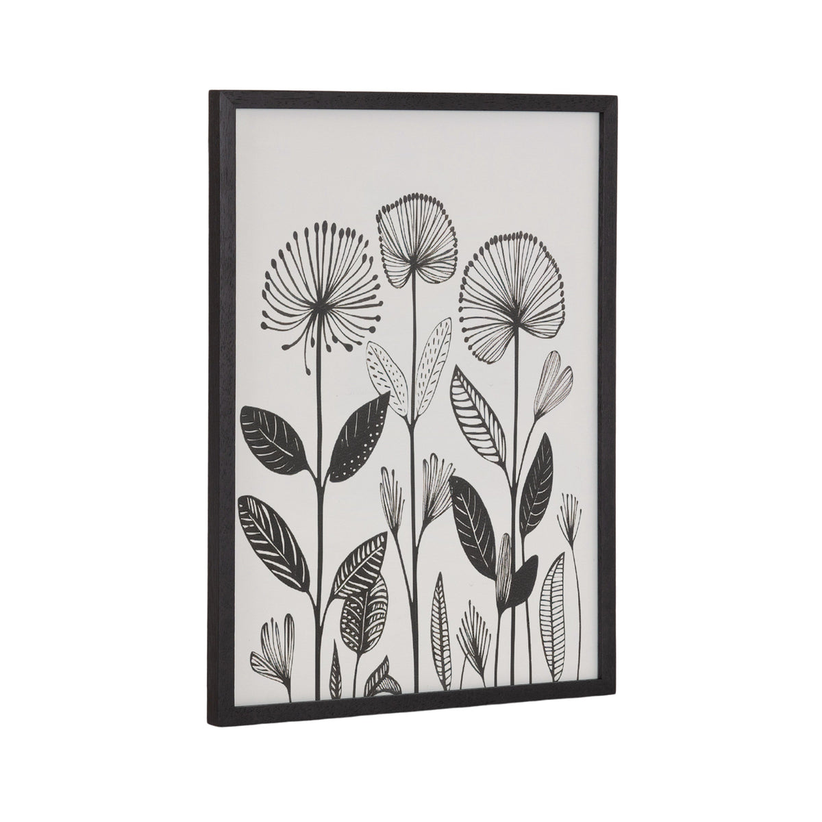 Gallery Simple Modern Linocut Botanicals Print by The Creative Bunch Studio