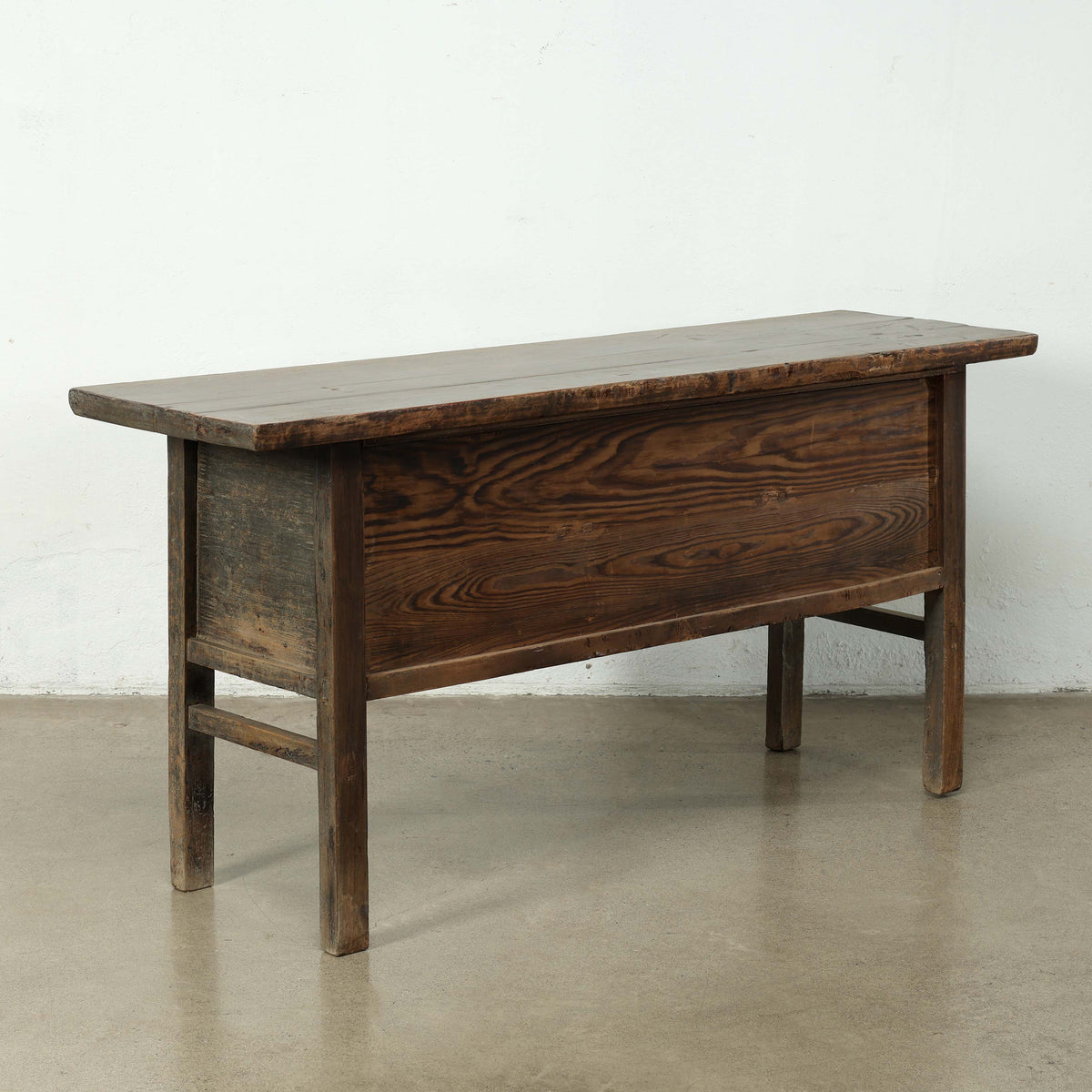 Approx. 68 Inches Long Vintage Sideboard with 9 Drawers Distressed Black