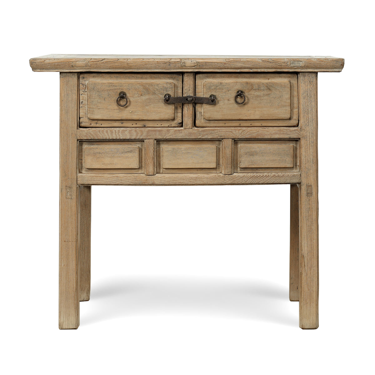 Vintage Entry Table with Three Drawers 35x18x32H