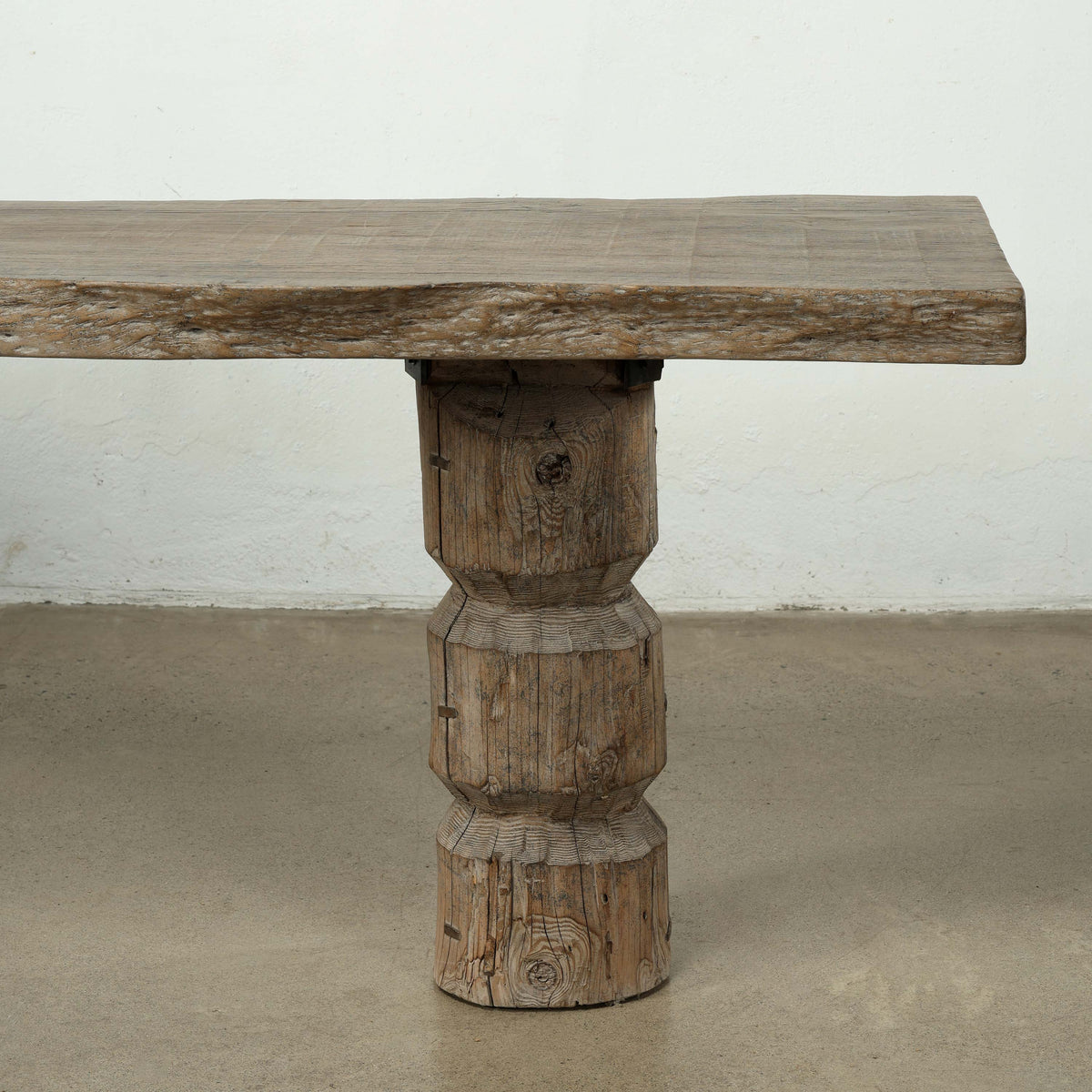 Approx. 103 Inches Long Vintage Architectural Beam Console Table