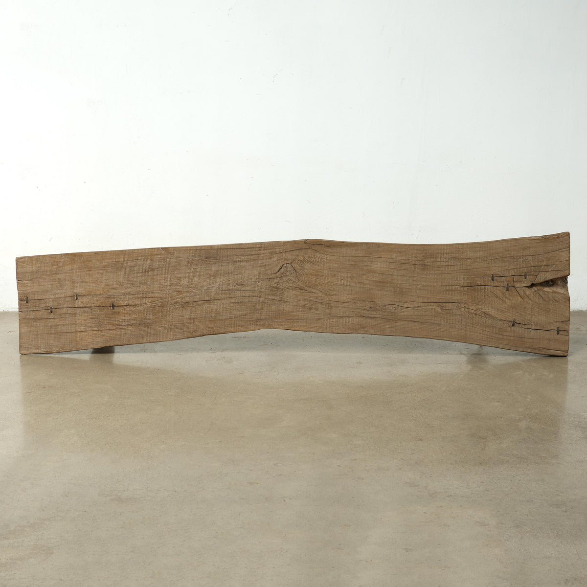 Approx. 100 Inches Long Rustic Riverbend Low Bench