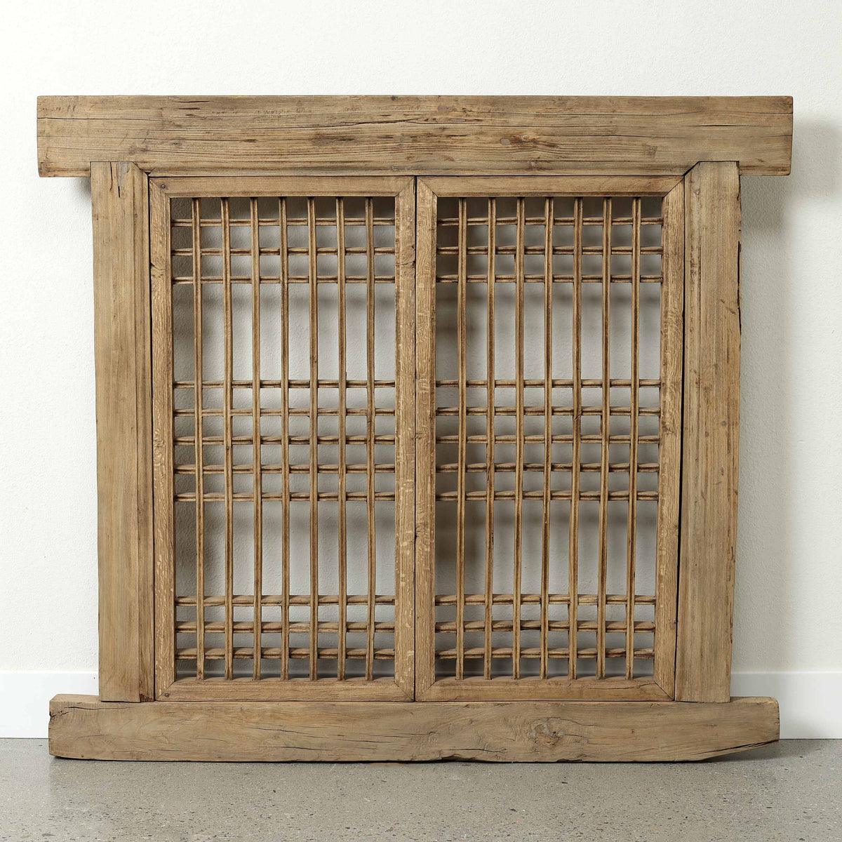 Vintage Wooden Lattice Wall Panel 48 W x 41.7 H