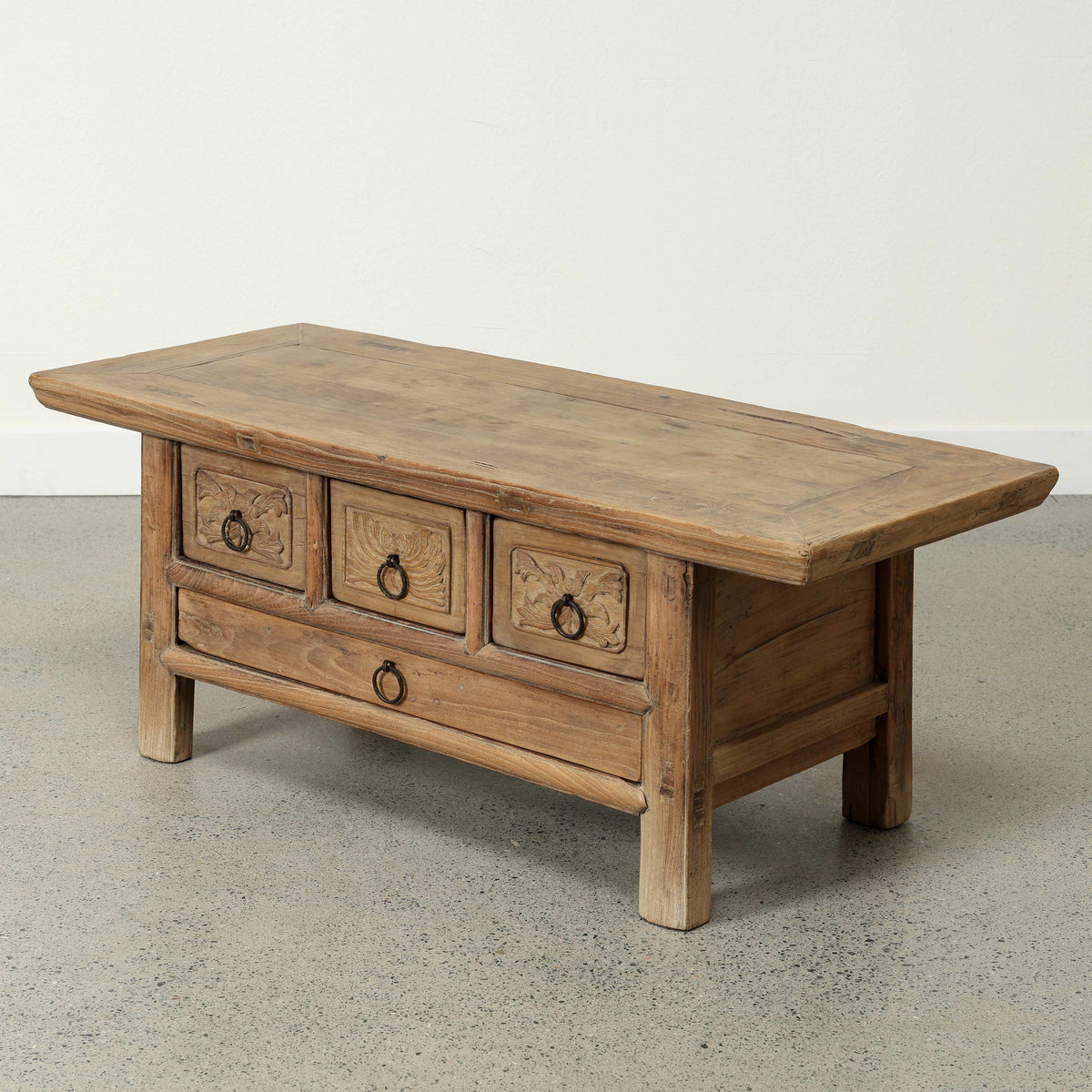 Approx. 41.7" Wide Vintage Table with Four Drawers