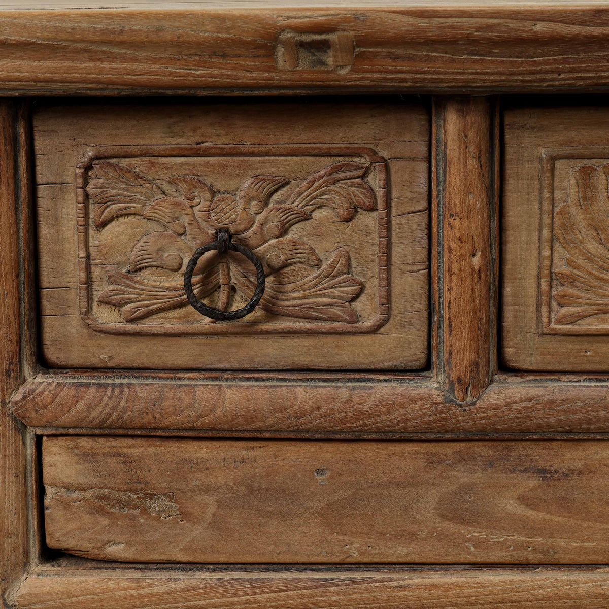 Approx. 41.7" Wide Vintage Table with Four Drawers