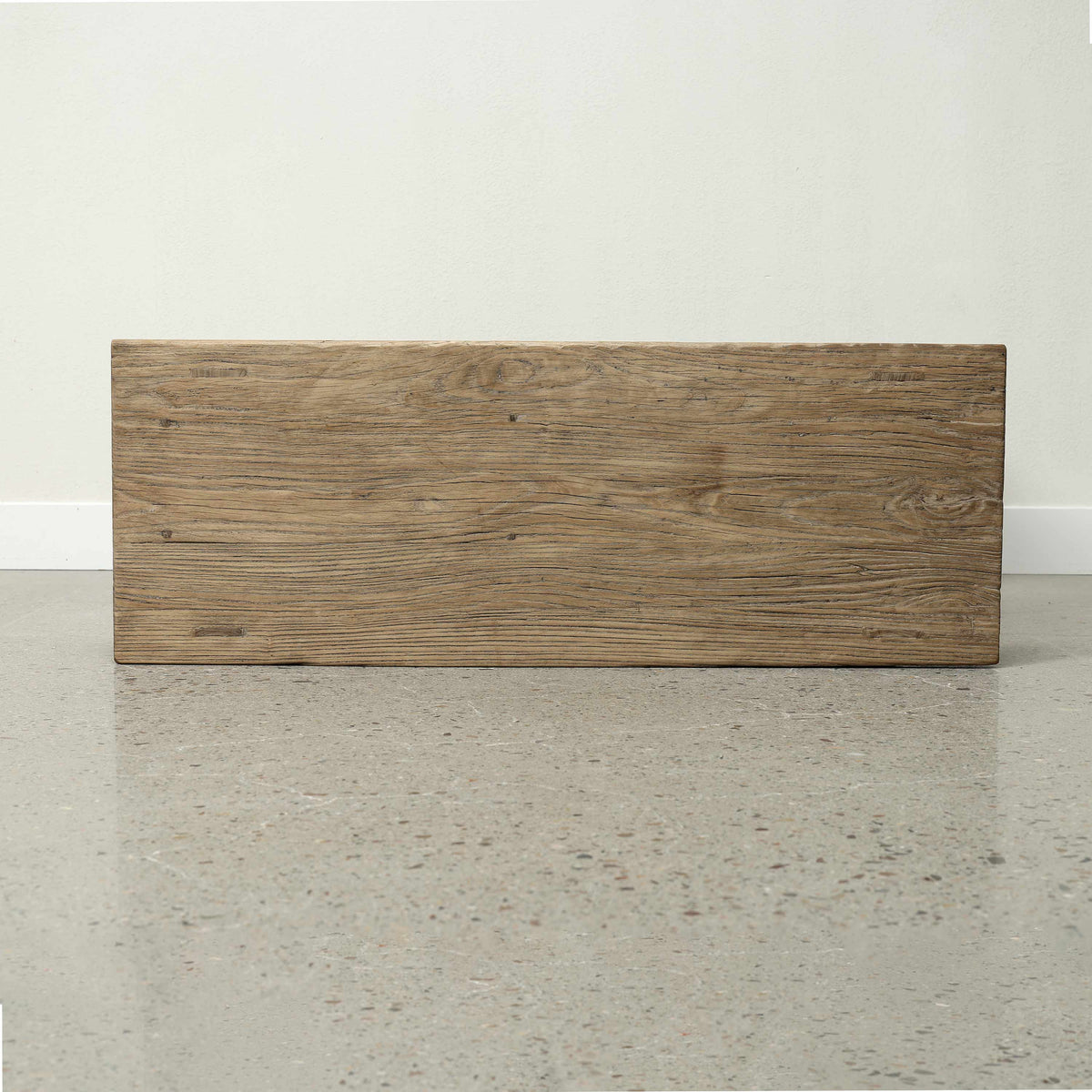 Approx 43" Wide Console with Two Drawers Weathered Natural