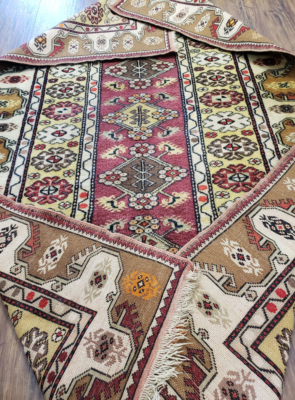 Turkish Caucasian Rug 4x7, Wool Turkish Talish Carpet, Geometric Rug - Jewel Rugs, view 14