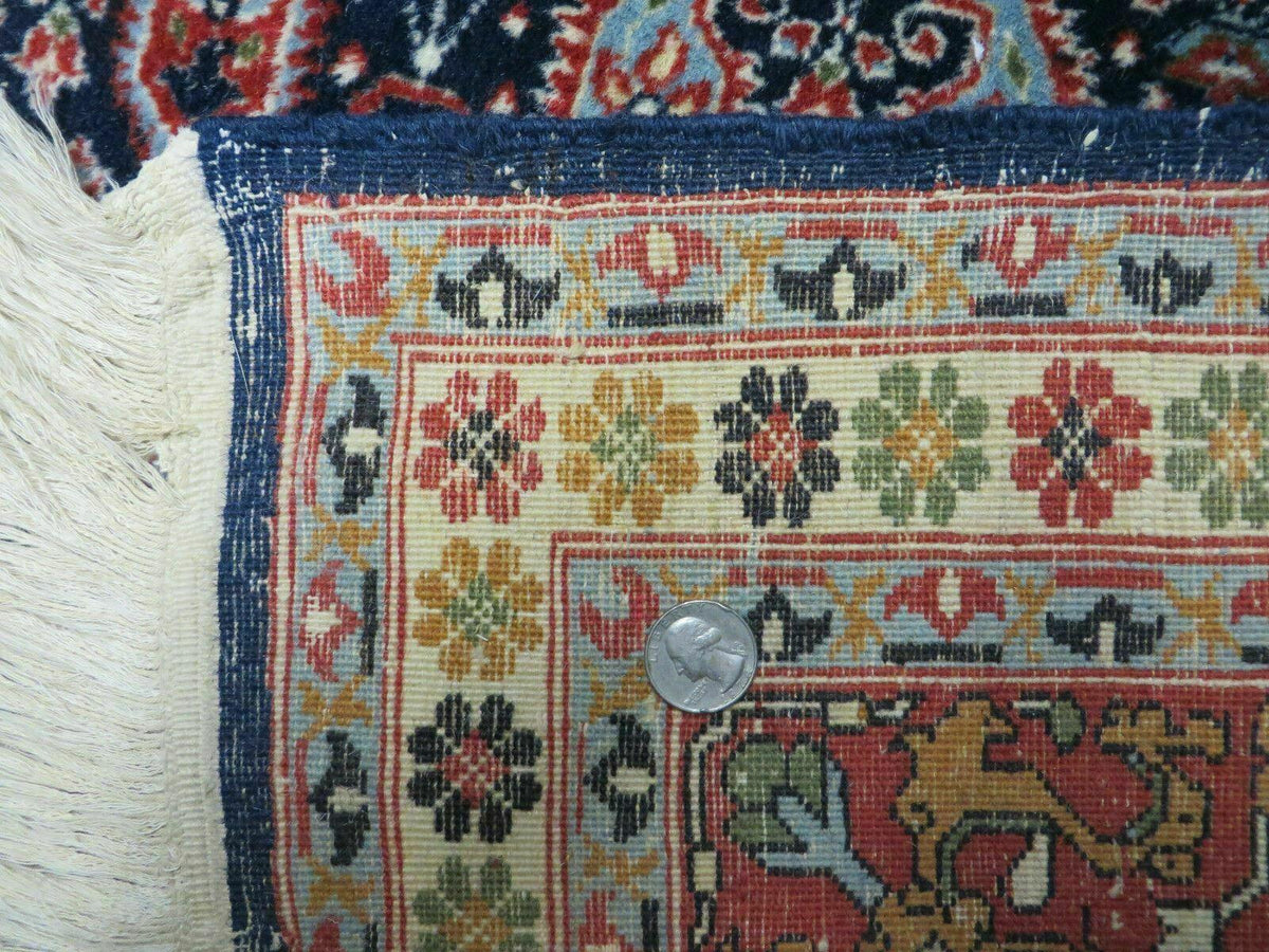 6' X 9' Vintage Fine Handmade India Paisley Rug Hand Knotted Carpet Organic Dye - Jewel Rugs, view 10