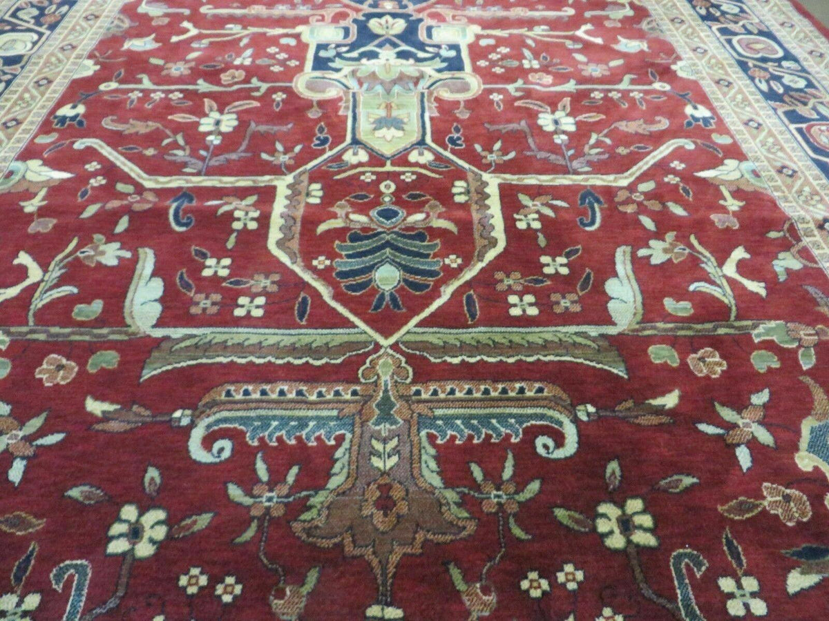 8' x 11' 7" Vintage Power Loomed Couristan European Wool Rug Belgium Forbes Nice - Jewel Rugs, view 4