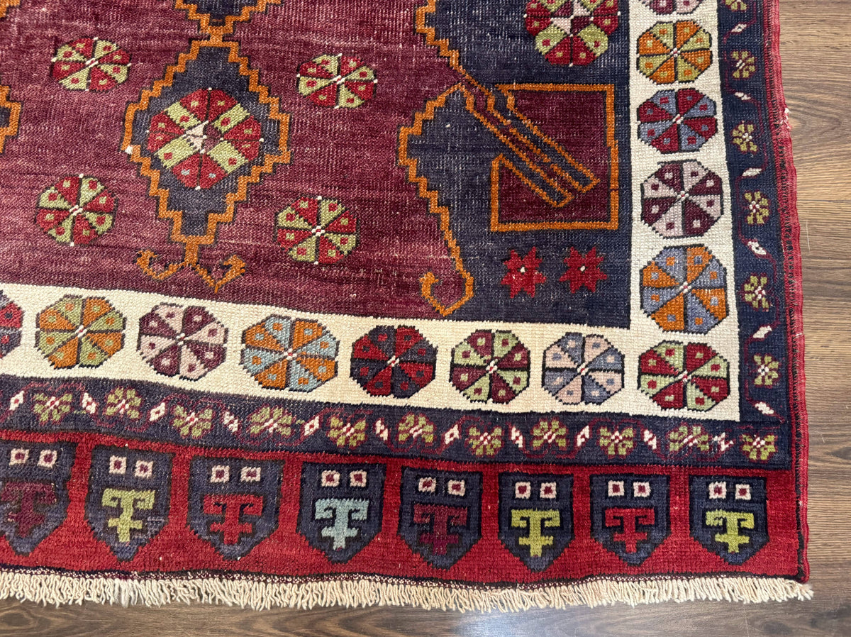 Turkish Kazak Rug 5x7, Geometric - Jewel Rugs, view 10