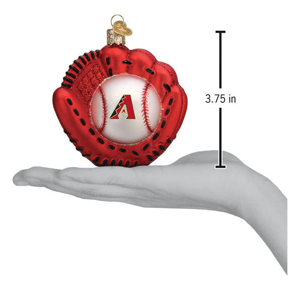 Diamondbacks Baseball Mitt Ornament