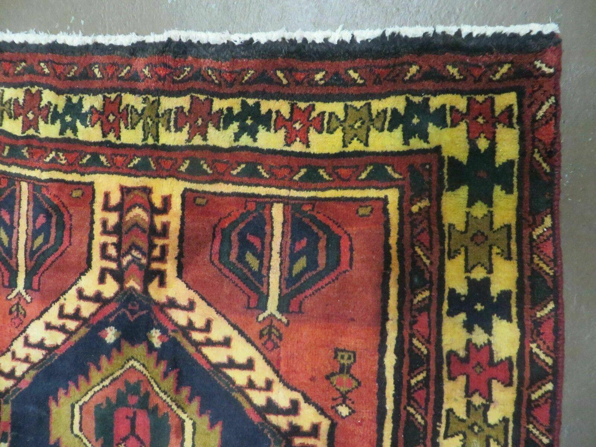 3' 4"X 7' Antique Handmade Turkish Wool Rug Organic #101 - Jewel Rugs, view 8