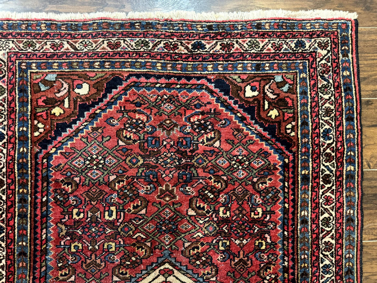 Antique Persian Tribal Rug 3.6 x 5, Hamadan Angelas Rug - Jewel Rugs, view 8
