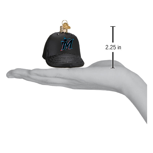 Marlins Baseball Cap Ornament