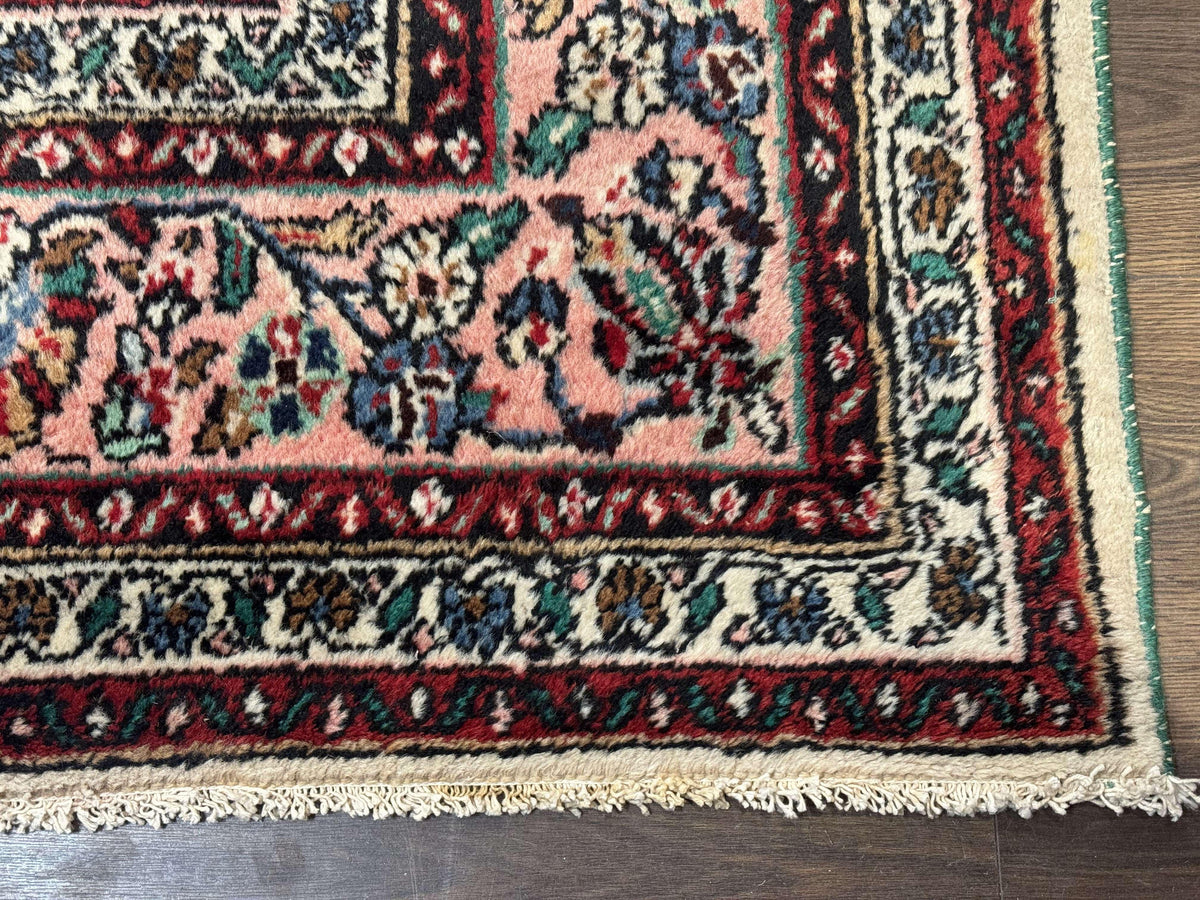 Palace Size Persian Rug 10 x 21 ft, Antique Hamadan Bibikabad Carpet, Handmade Antique Wool Oversized Rug, Ivory, Semi Open Field - Jewel Rugs, view 10