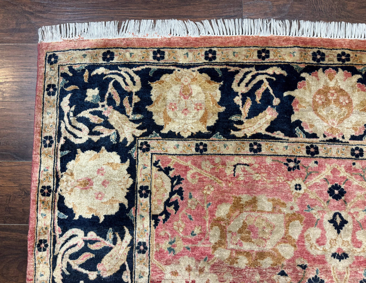 Indian Agra Rug 6x9, Allover Pattern, Traditional Wool Oriental Carpet - Jewel Rugs, view 7