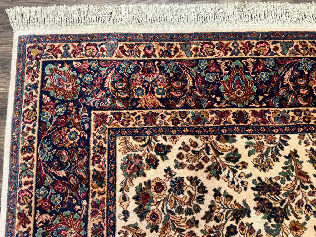 Karastan Rug 8.8 x 10.6 Ivory Sarouk #700/760, Wool Discontinued Original 700 Series - Jewel Rugs, view 6