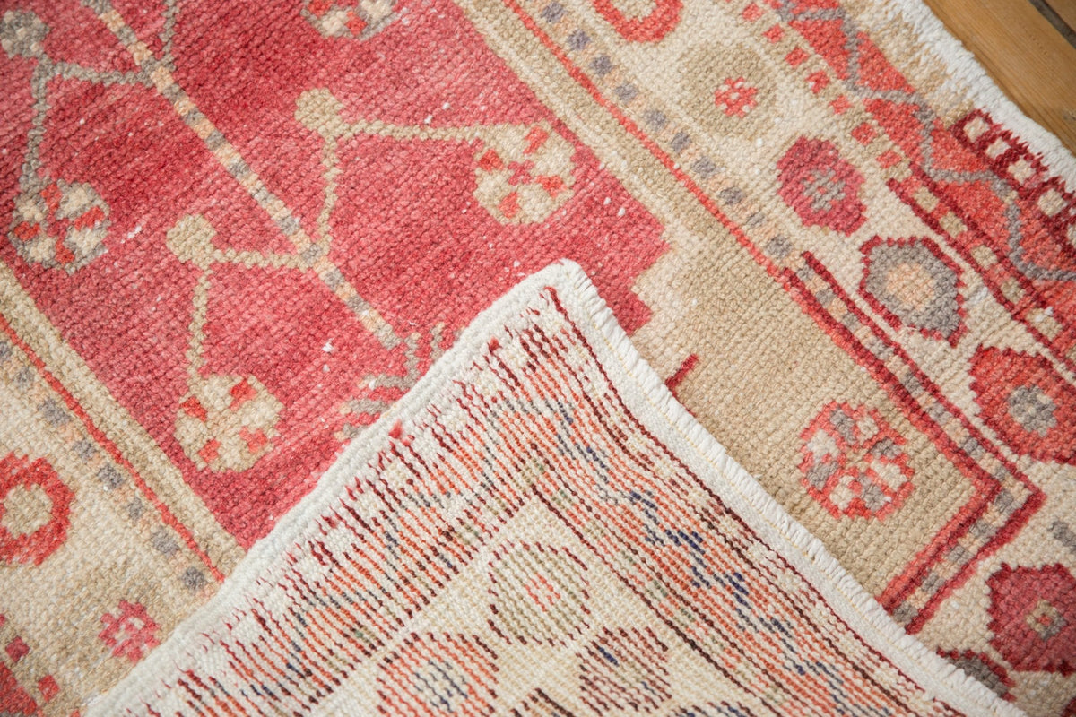 2x4.5 Vintage Distressed Oushak Rug Runner