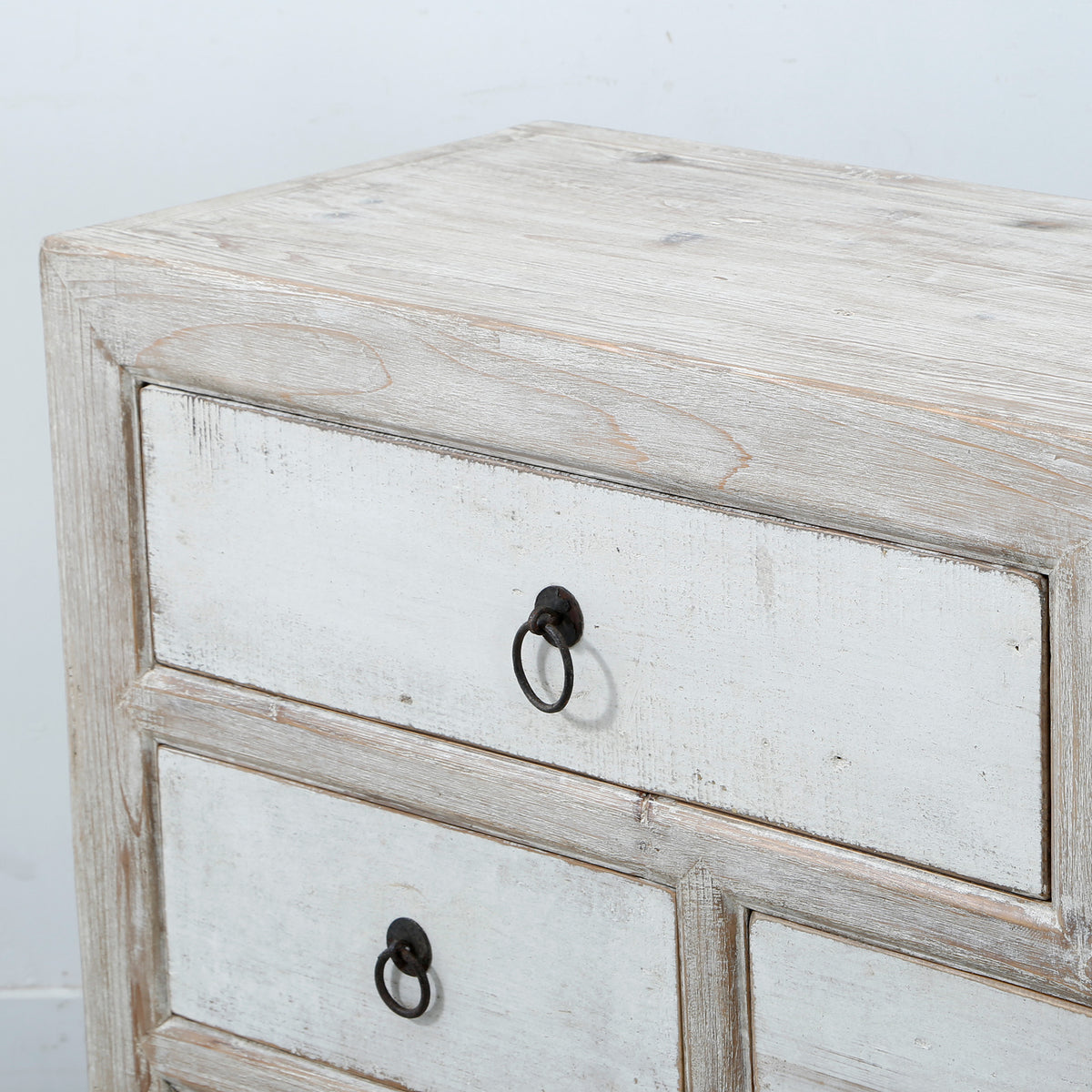 Amalfi Two Tones Chest of Drawers Antique off white 63x18x35