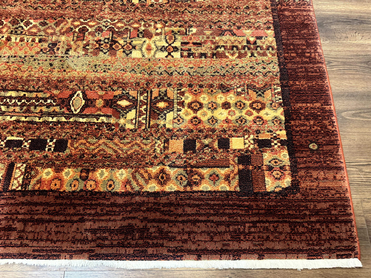 Couristan Rug 8x11 Brown Contemporary Wool Belgium Power Loomed Carpet - Jewel Rugs, view 10