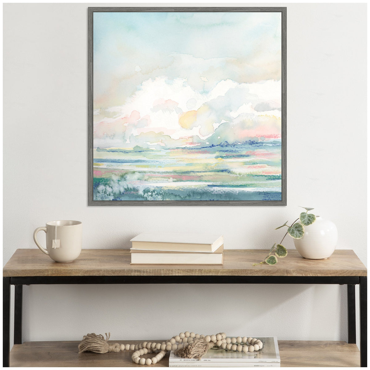 Sylvie Stillness Framed Canvas by Julie Maida