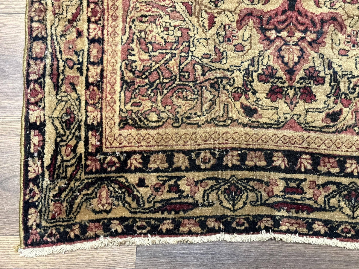 Antique Persian Lavar Rug 3x5, Persian Kerman Rug, Traditional Persian Carpet - Jewel Rugs, view 9