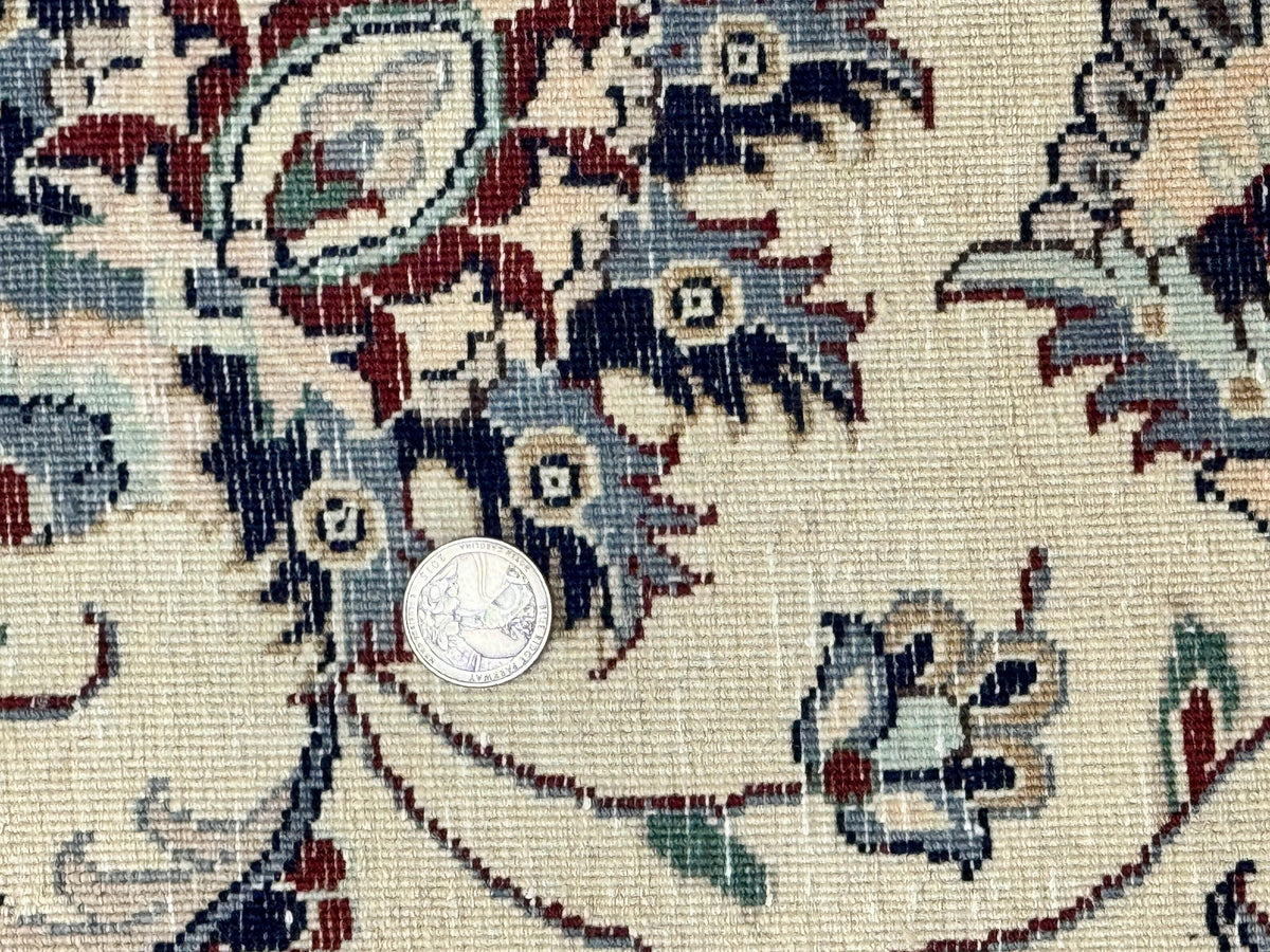 Pak Persian Rug 9x12, Maroon and Ivory, Wool Handmade Vintage - Jewel Rugs, view 11