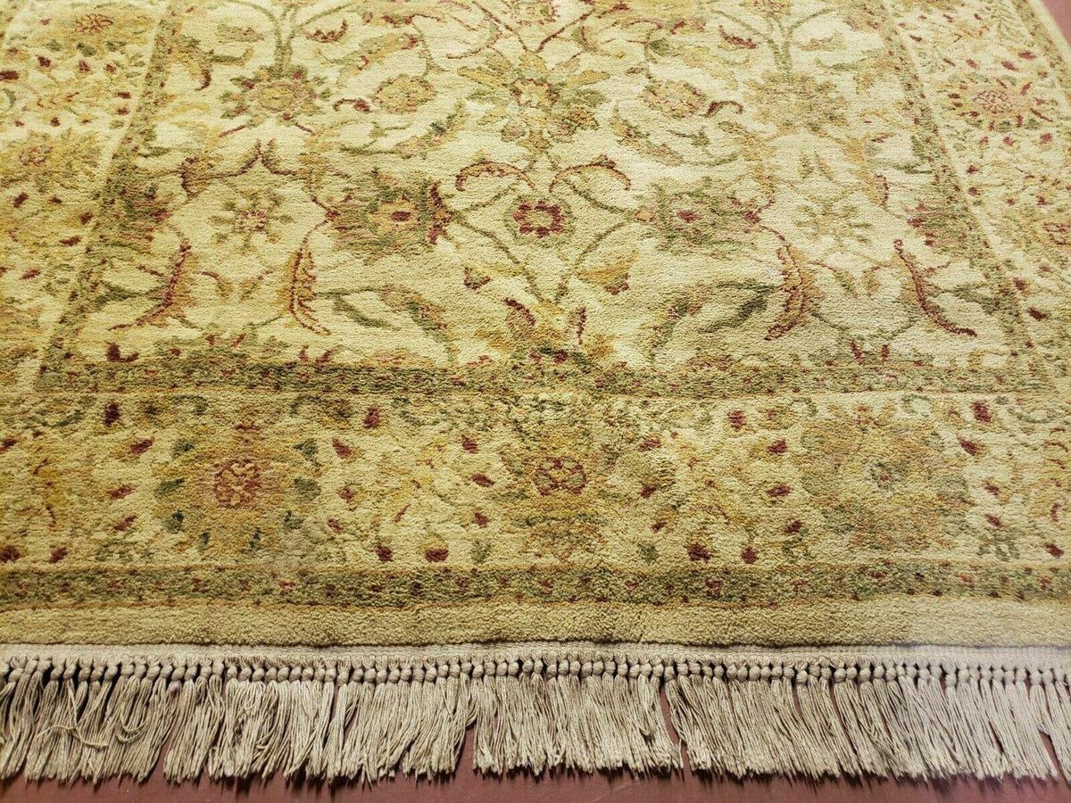 Belgium Power Loomed Rug 5x7, Vintage Oriental Wool Carpet, Beige - Jewel Rugs, view 5
