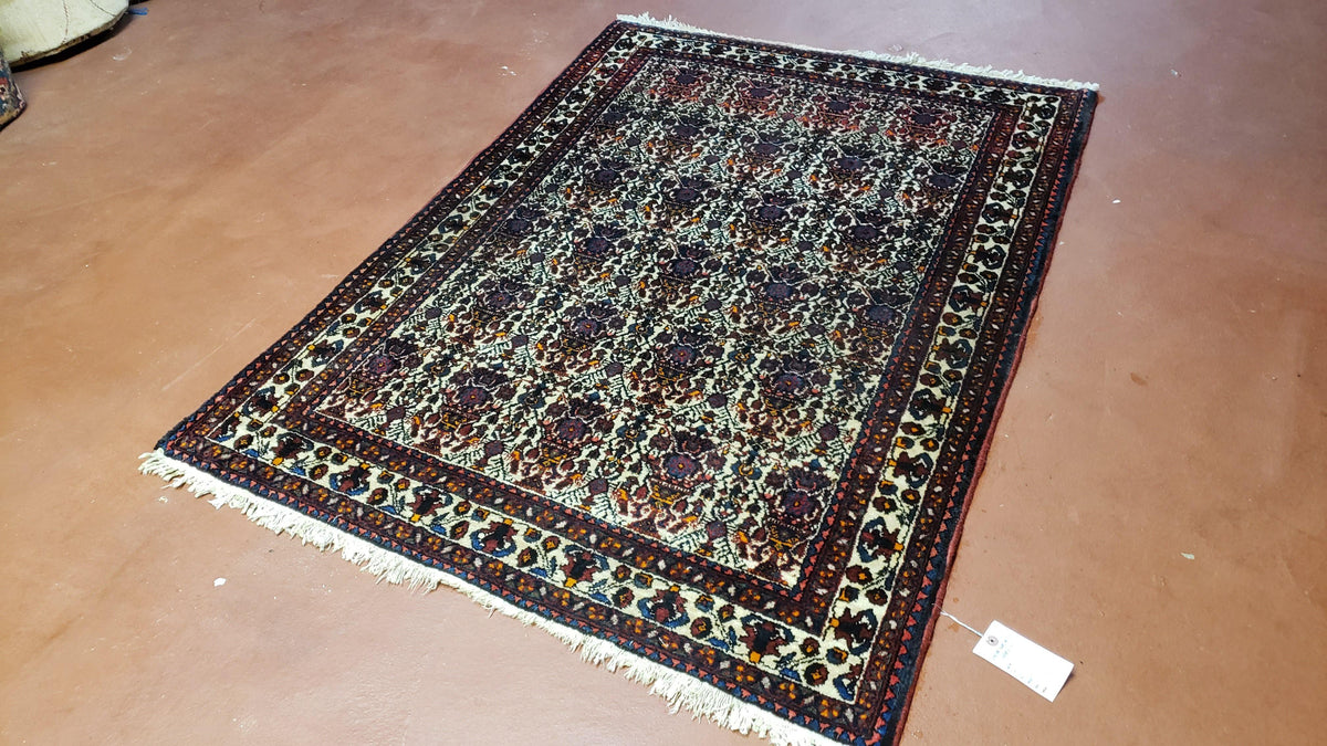 Persian Afshar Rug 3.6 x 5, Zili Sultan Pattern, Wool - Jewel Rugs, view 3