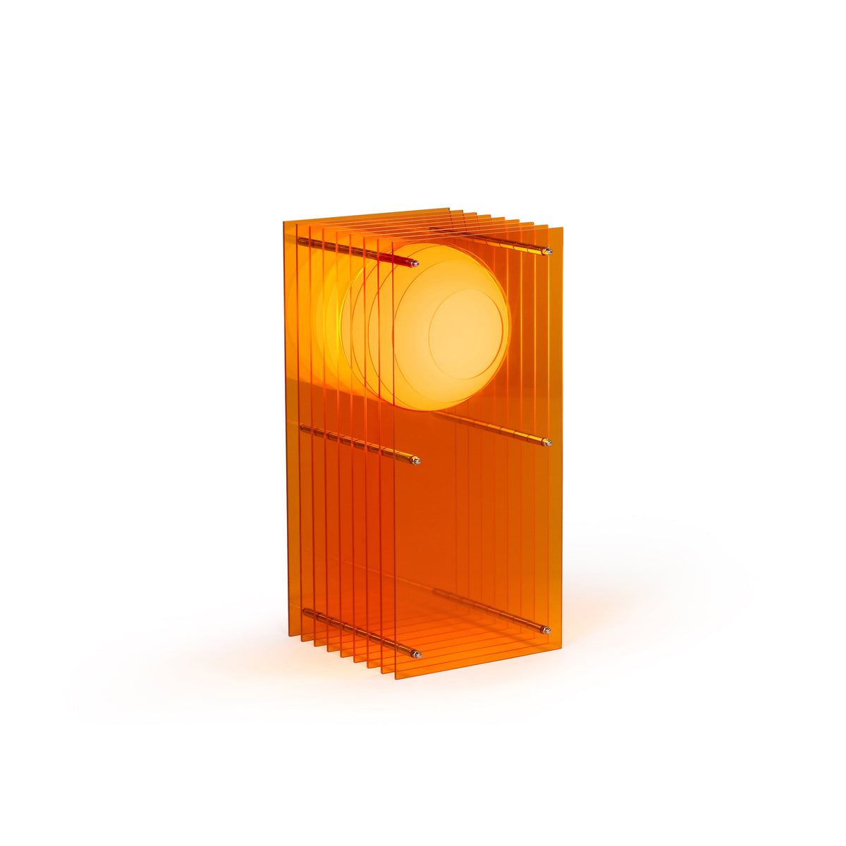 Lớp small rectangle in orange acrylic - BằNG
