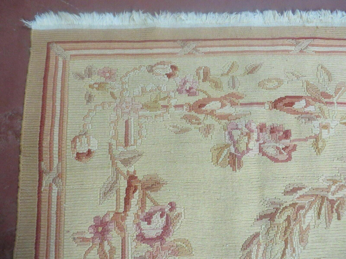 5' X 8' Vintage Turkish Kilim Handmade Flat Soumak Weave Wool Rug Veg Dye Nice - Jewel Rugs, view 6