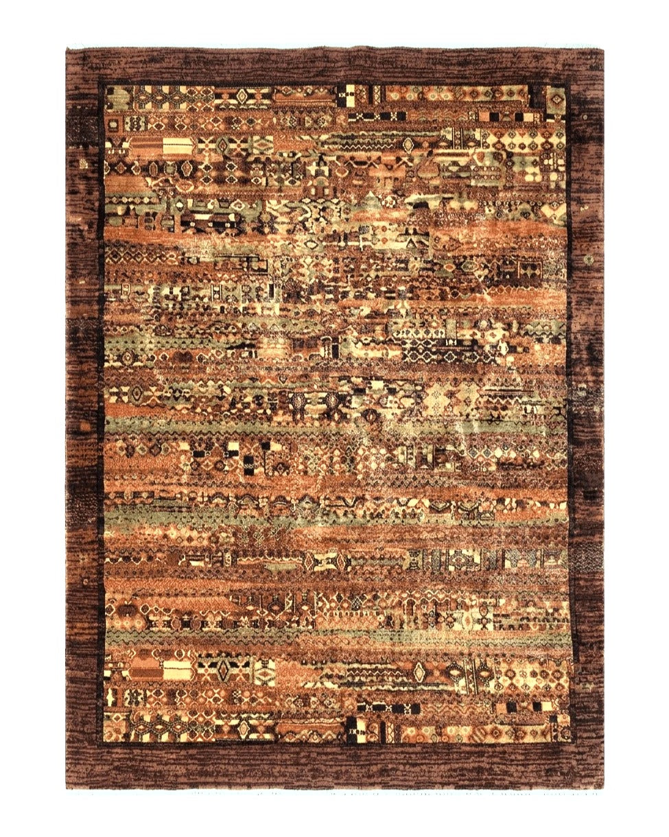 Couristan Rug 8x11 Brown Contemporary Wool Belgium Power Loomed Carpet - Jewel Rugs