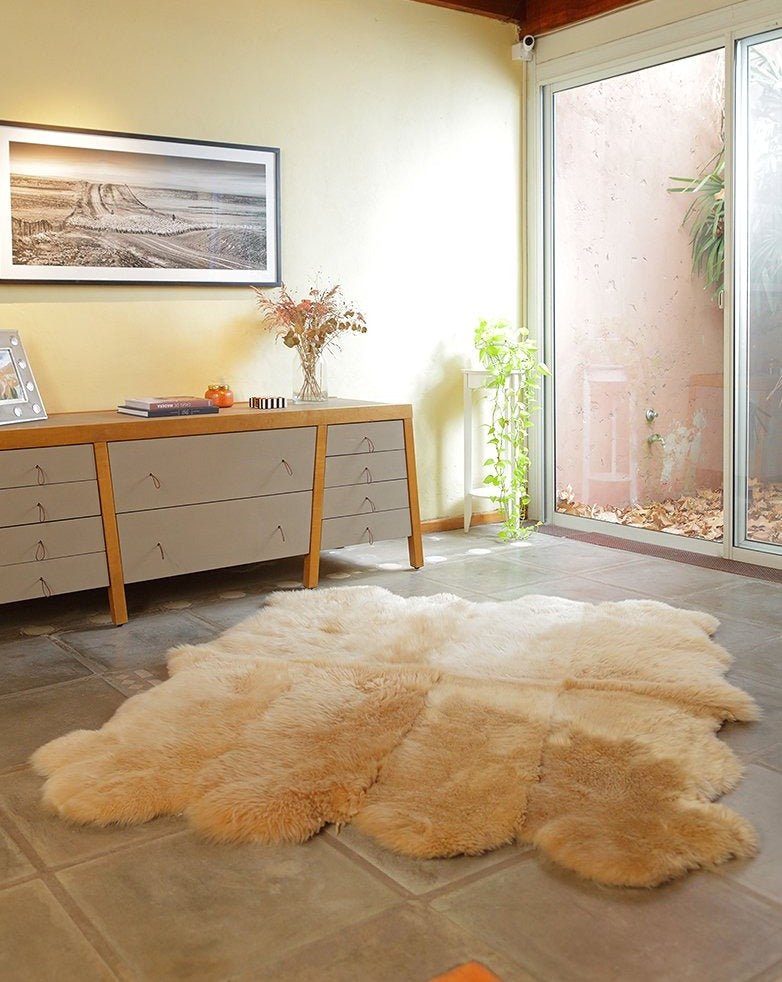 8-Pelt Irregular Area Rug - Homelosophy