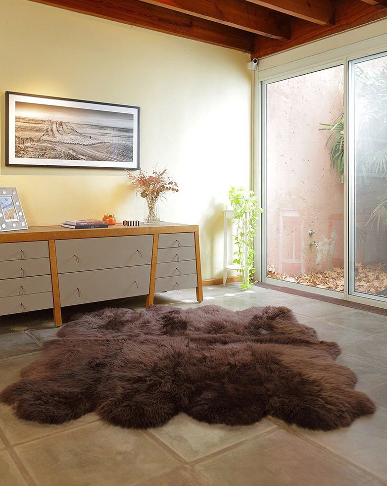8-Pelt Irregular Area Rug - Homelosophy, view 2