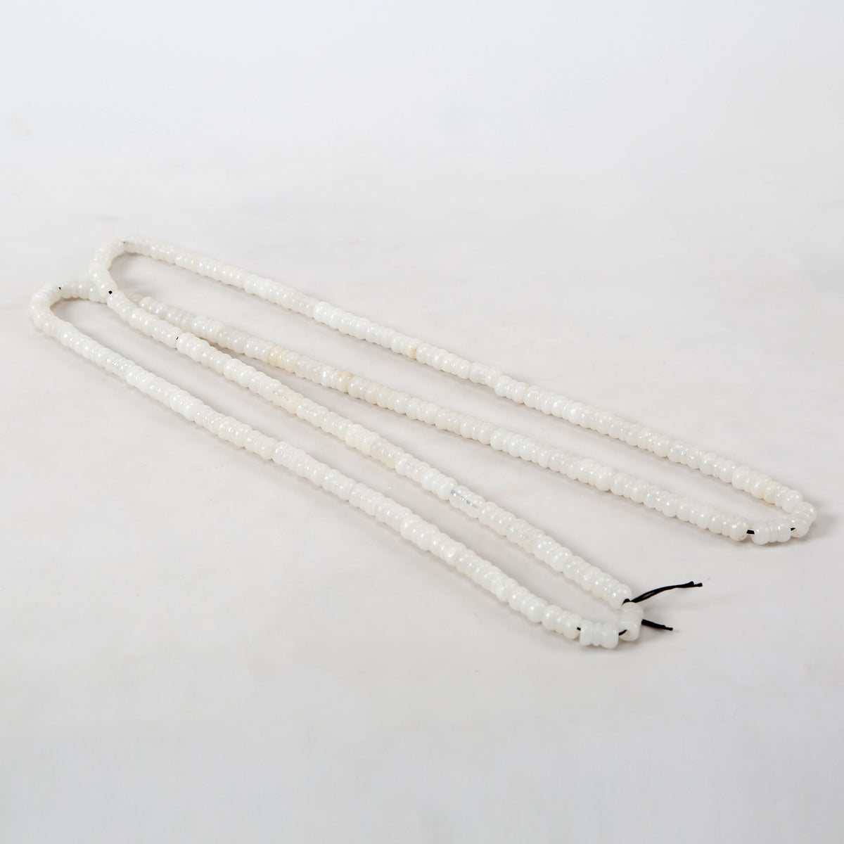 Decorative Round White Jade Bead