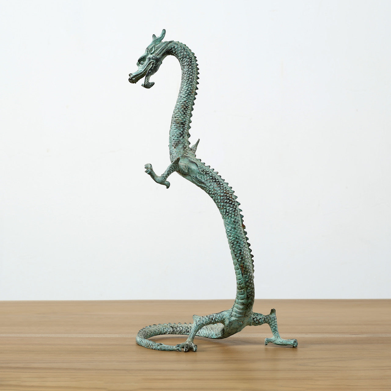 Bronze Standing Dragon Statue
