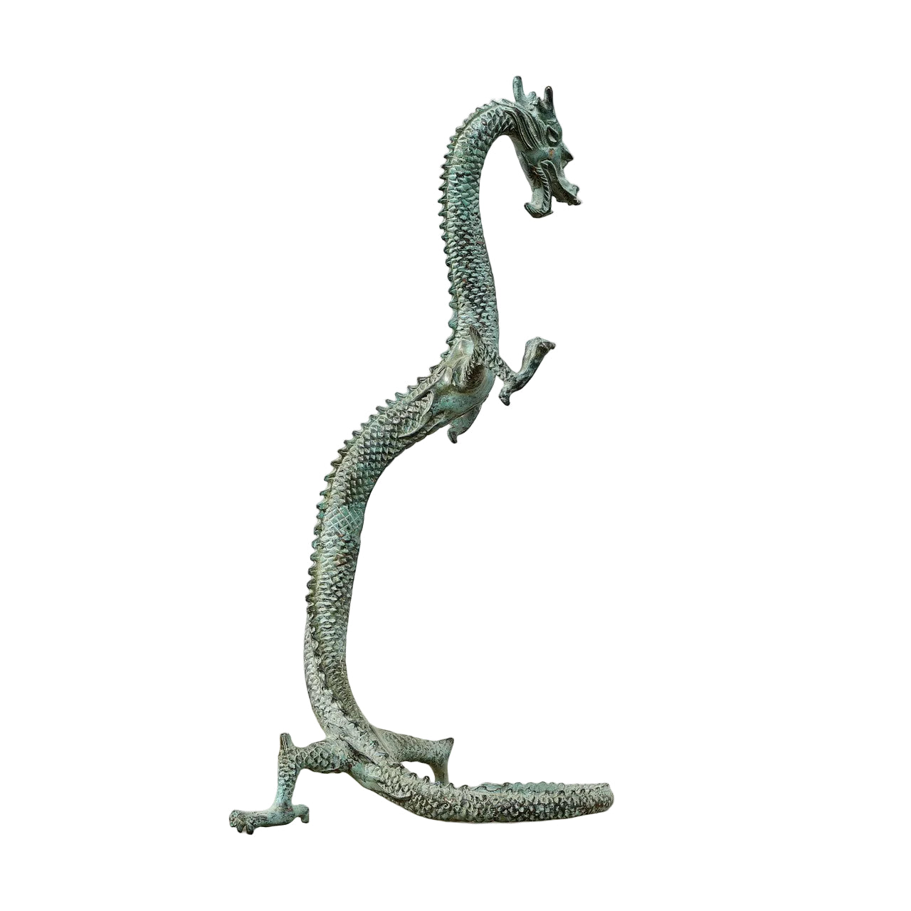 Bronze Standing Dragon Statue