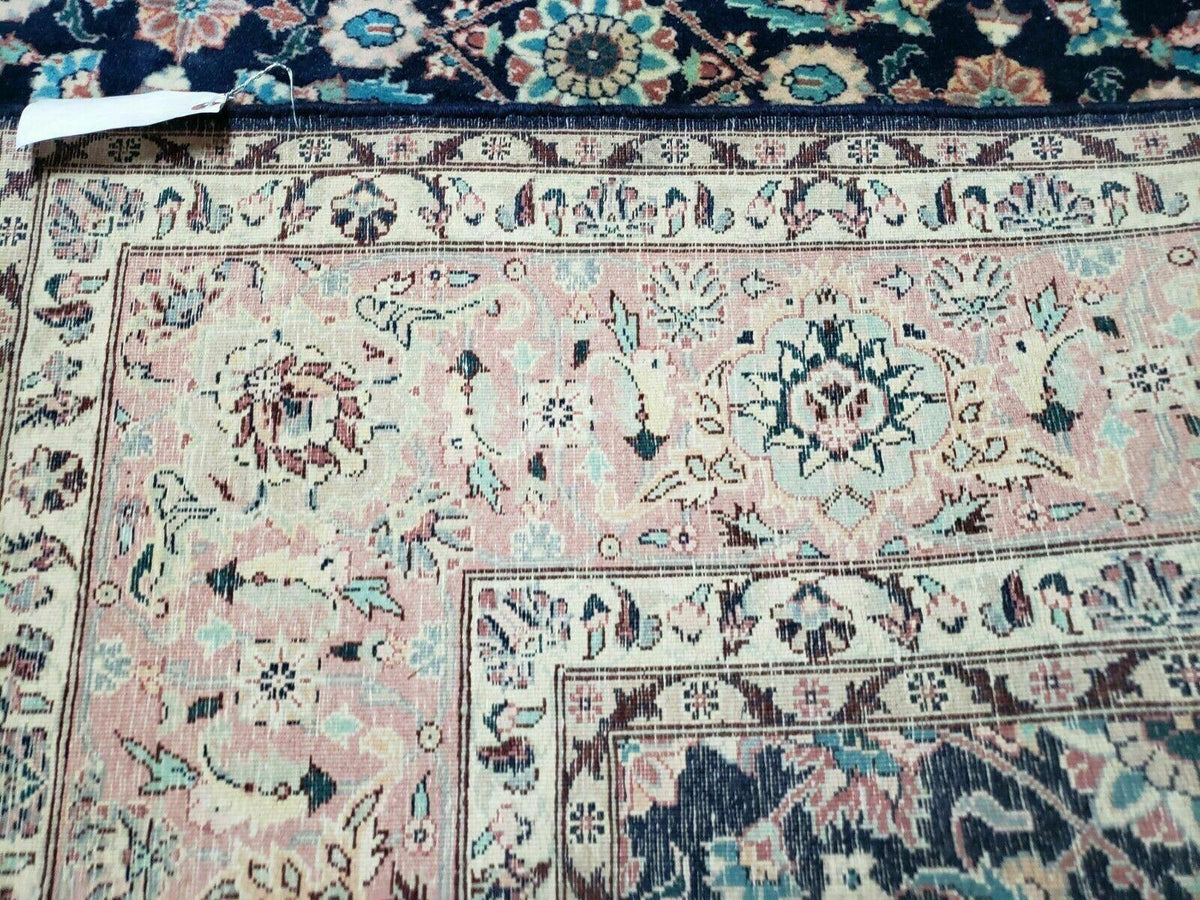 Square Indo Persian Rug 6x6, Hand Knotted, Wool, Allover Pattern - Jewel Rugs, view 6