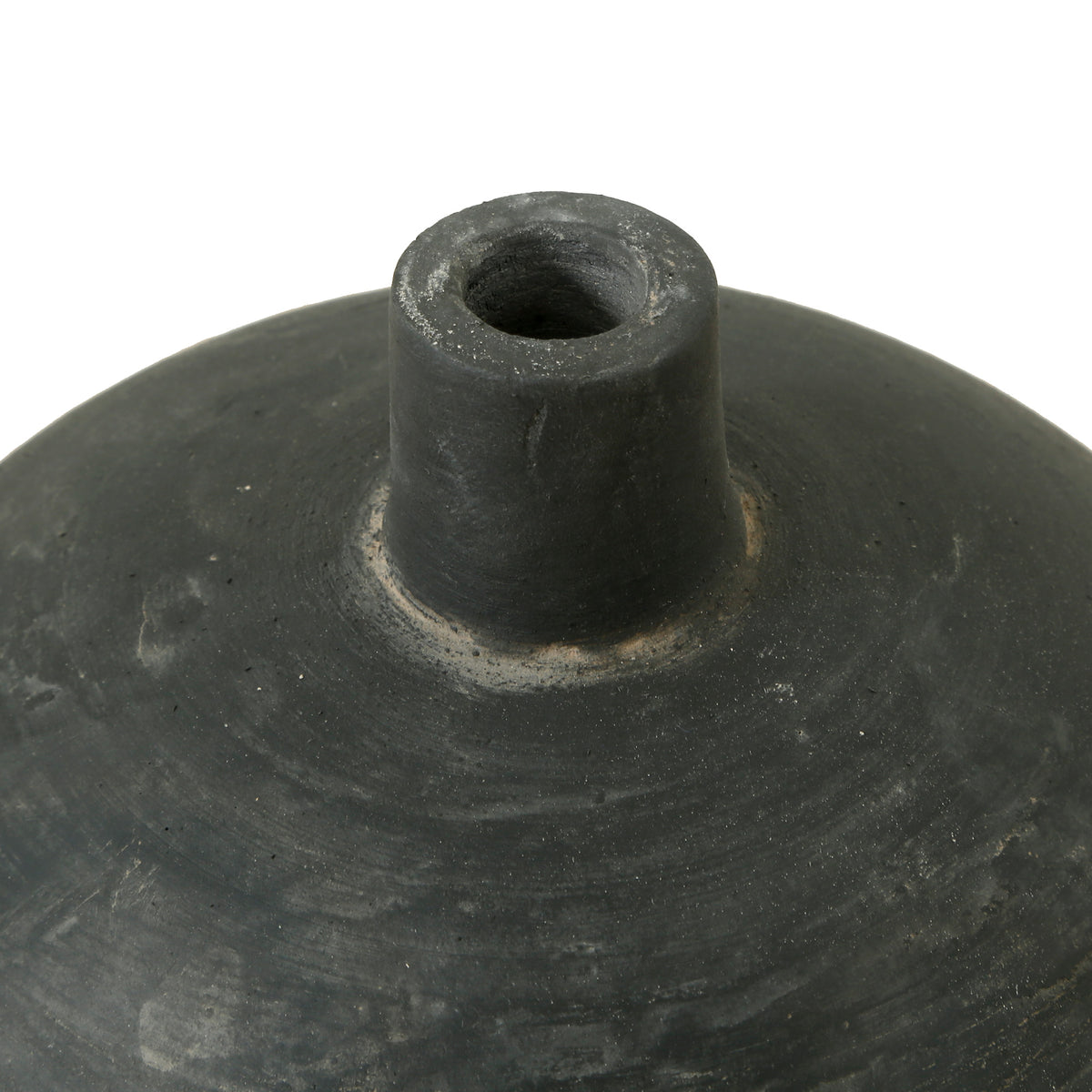 7" Earthy Gray Pottery Vase Small Opening