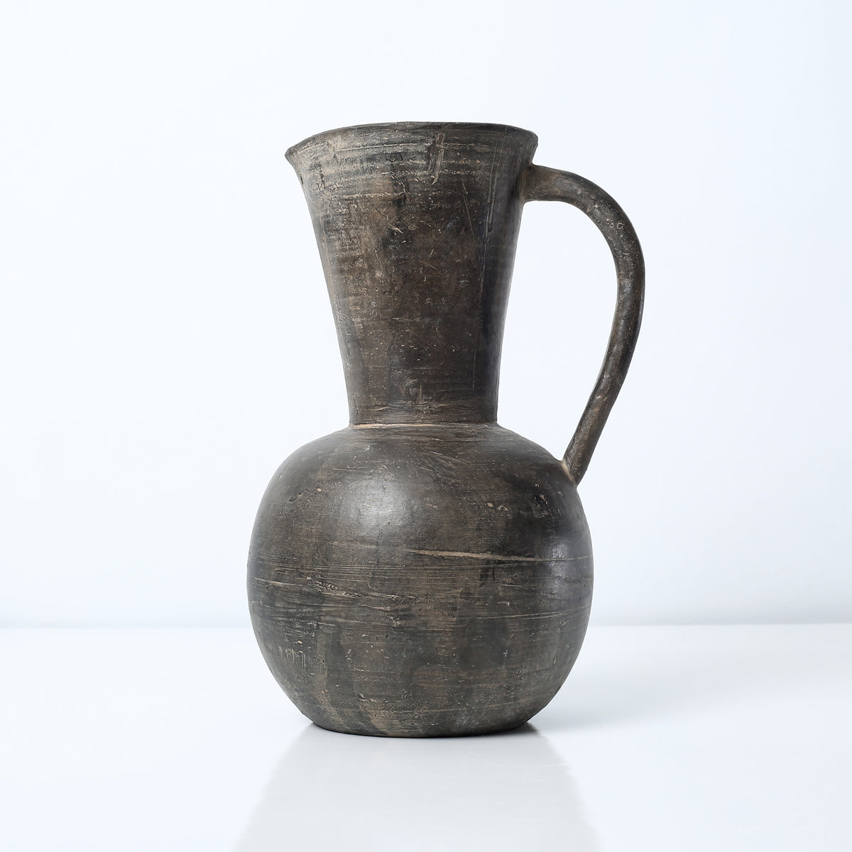 Approx. 10" H Charcoal Gray Picher Vintage Style(4" opening)